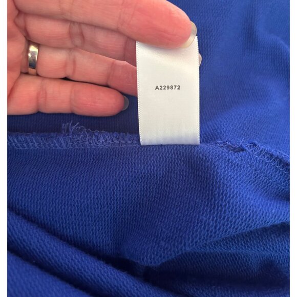 Quacker Factory Womens L Blue & Gold Zip-Up Jacket Nautical Blingy - Picture 6 of 10